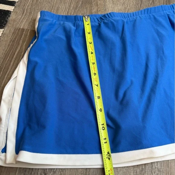 NWT Nike Tennis Skort Dri Fit Skirt Medium Blue NEW - Picture 4 of 9